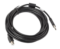 Lanberg USB-A(M)->USB-B(M) 2.0 5M CZARNY FERRYT - 585083 - zdjęcie 1